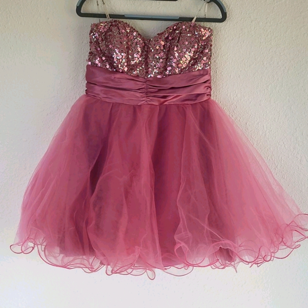 Rose gold dress